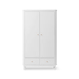 Oliver Furniture Wood Wardrobe 2 Doors, White