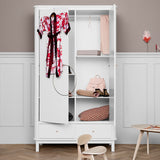 Oliver Furniture Wood Wardrobe 2 Doors, White