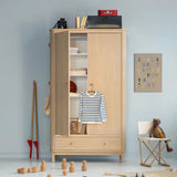 Oliver Furniture Wood Wardrobe 2 Doors, Oak