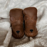 Donsje Kapi Classic Booties Bear Cognac Leather