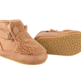 Donsje Richy Booties Teddy Bear Light Maple Curly Faux Fur