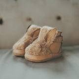 Donsje Richy BootiesFluffy Bunny Warm Beige Soft Faux Fur