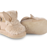 Donsje Richy BootiesFluffy Bunny Warm Beige Soft Faux Fur