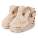 Donsje Richy BootiesFluffy Bunny Warm Beige Soft Faux Fur