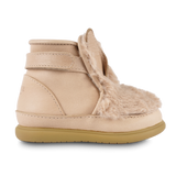 Donsje Roumi Shoes Fluffy Bunny Warm Beige Soft Faux Fur