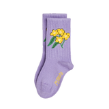 Mini Rodini Alpine Flowers 1-pck Socks Purple