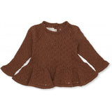 Konges Sløjd Fortun Wol Blouse Toffee