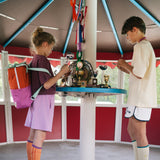 Sticky Lemon Backpack L Colourblocking Gravel Orange / Rosette Pink