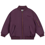 Repose Bomber Coat Crimson Plum