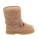 Donsje Irfi Boots Alpaca Beige Curly Sheep Wool