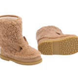Donsje Irfi Boots Alpaca Beige Curly Sheep Wool
