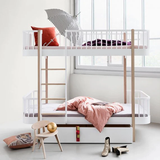 Oliver Furniture Wood Original Bunk Bed, White/Oak