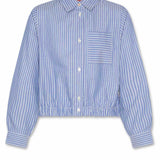 American Outfitters Ninja Shirt Stripes Light Blue