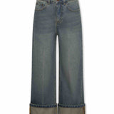 American Outfitters Sophie Denim Pants Wash Dirty