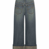American Outfitters Sophie Denim Pants Wash Dirty