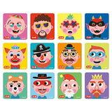 Janod Magnetibook Gekke Gezichten Jongens