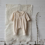 1+ In The Family Jumpsuit With Feet Helen Ecru