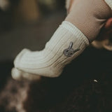 Donsje Bell Socks Bunny Warm White