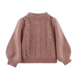 Donsje Niena Merina Wool Sweater Plum Melange