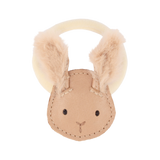 Donsje | Josy Exclusive Hair Tie Fluffy Bunny Light Rust Leather