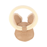 Donsje | Josy Exclusive Hair Tie Fluffy Bunny Light Rust Leather