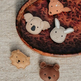 Donsje Josy Classic Hairclip Deer Walnut Nubuck