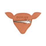 Donsje Josy Classic Hairclip Deer Walnut Nubuck