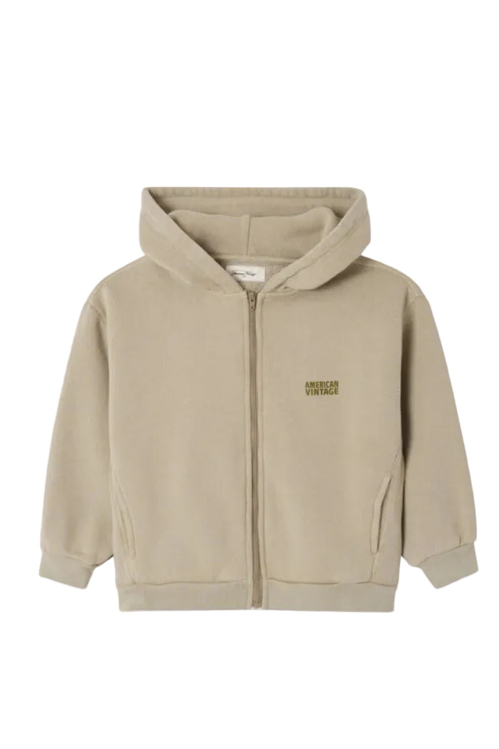 American Vintage Kids Zip Hoodie Izubird Seigle Vintage MiniMarkt Store american-vintage-kids-zip-hoodie-izubird-seigle-vintage-minimarkt-store