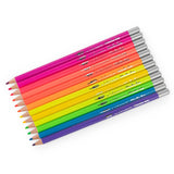 Moulin Roty | 12 Neon Kleurpotloden Les Schmouks