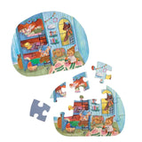 Moulin Roty | Mini Puzzel (4 x 12 st) Les Minouchkas
