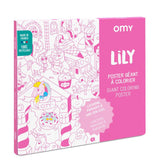 OMY | Coloring Poster Lily