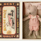 Maileg | Little Sister Mouse in Matchbox