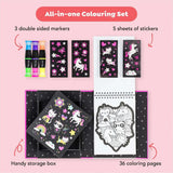 Tiger Tribe | Neon Colouring Set - Unicorn Friends