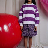 Daily Brat Twinkle Striped Sweater Glitterdust