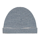 Gray Label Baby Beanie Blue Grey - Cream