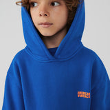 American Vintage Hoodie Izubird Bleu De Prusse Vintage