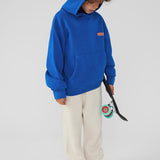 American Vintage Hoodie Izubird Bleu De Prusse Vintage