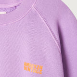 American Vintage Sweat Izubird Parme Vintage