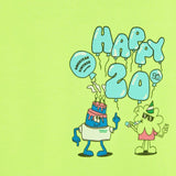 American Vintage T-Shirt Fizvalley Mimosa Fluo