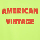 American Vintage T-Shirt Fizvalley Mimosa Fluo