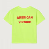 American Vintage T-Shirt Fizvalley Mimosa Fluo