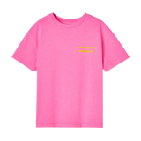 American Vintage T-Shirt Fizvalley Rose Fluo