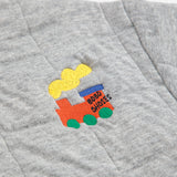 Bobo Choo Choo Quilted Zipped Sweatshirt