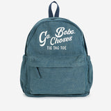 Bobo Choses Go Bobo Denim School Bag