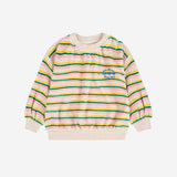 Bobo Choses Have Fun Striped Sweatshirt