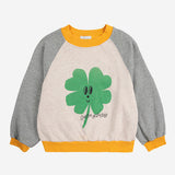 Bobo Choses Lucky Clover Ranglan Sweatshirt