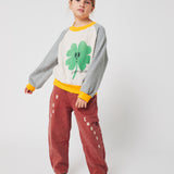 Bobo Choses Lucky Clover Ranglan Sweatshirt