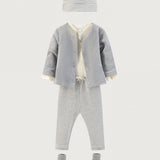 Gray Label Baby Leggings Grey Melange - Cream