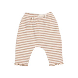 Búho BB Soft Jersey Stripes Pants Ivory
