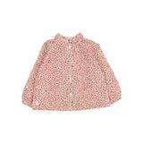 Búho BB Speckle Blouse Burgundy